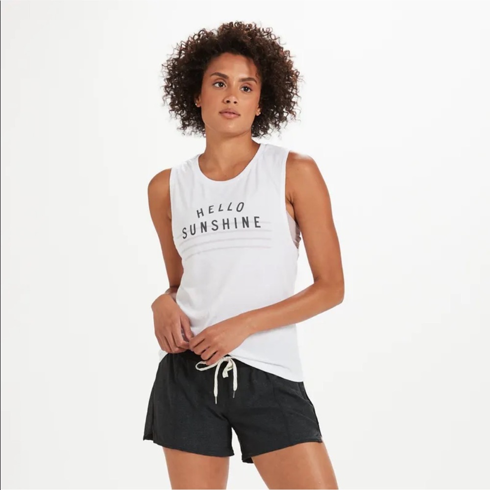 Worn twice Vuori hello sunshine tank